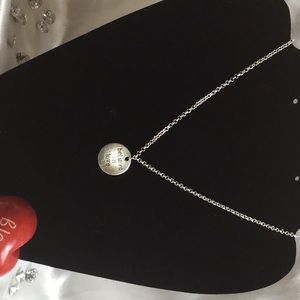 Silver pendant necklace
